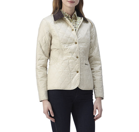 Womens cream shop barbour quilted jacket